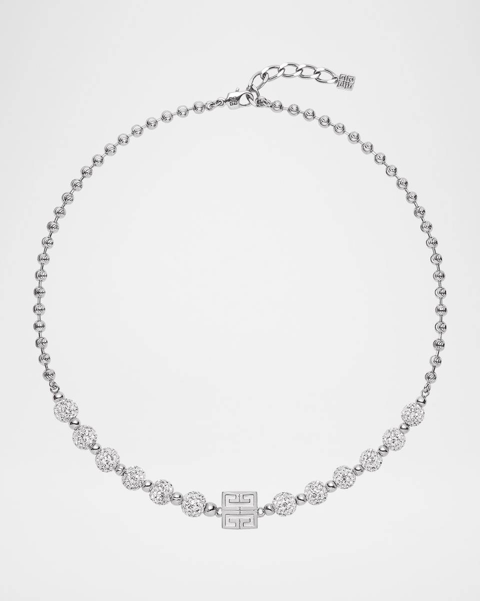 4G Necklace with Crystals